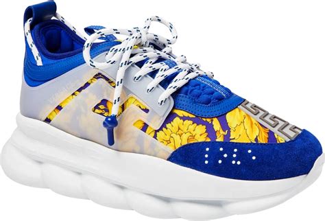 versace baroque chain reaction sneakers|gianni Versace athletic sneakers.